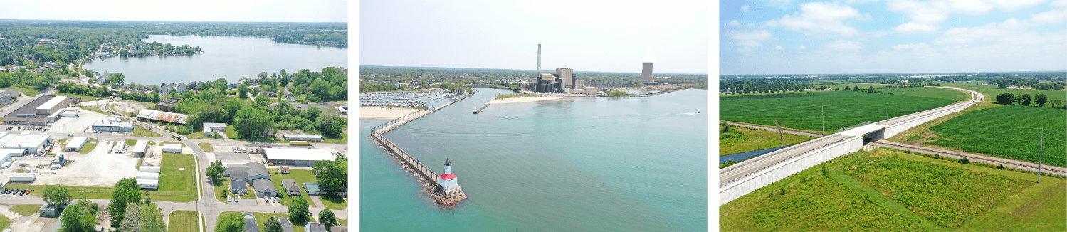 The three participating “Learning Lab” towns: Warsaw, Michigan City, and Seymour, Ind. | Photo credit: Anderson + Bohlander