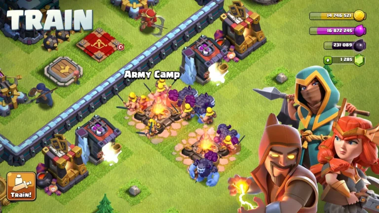 لقطة شاشة 1 من تنزيل كلاش اوف كلانس مهكرة Clash of Clans للاندرويد