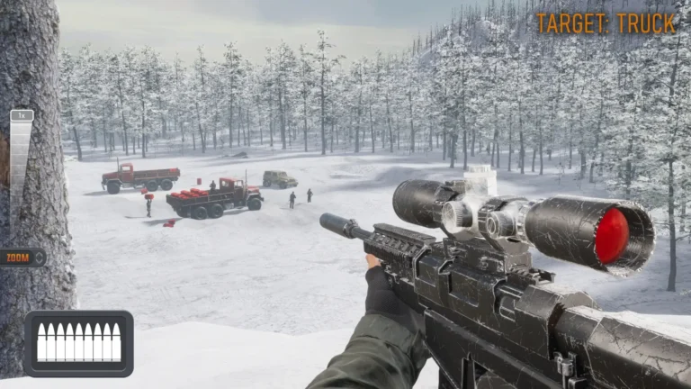 لقطة شاشة 1 من تحميل لعبة Sniper 3D مهكرة مجانا اخر اصدار للاندرويد